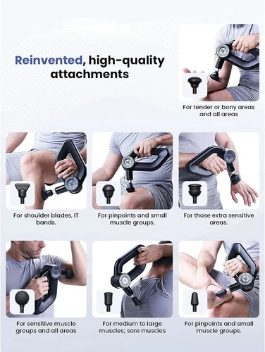 Massage Gun Muscle Deep Tissue for Athletes, Portable Percussion Pain Relief NEW - Bild 26 von 72
