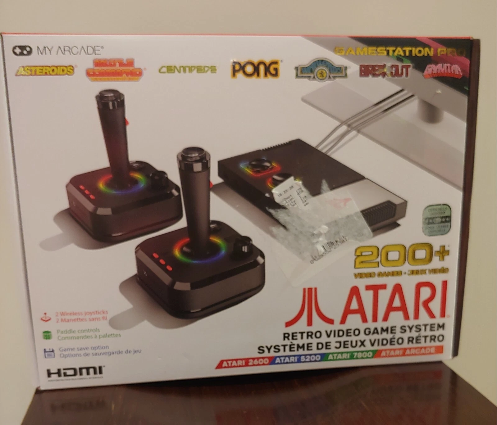 Atari Gamestation Pro My Arcade 200+ Games Console Retro 2 Joystick S HDMI