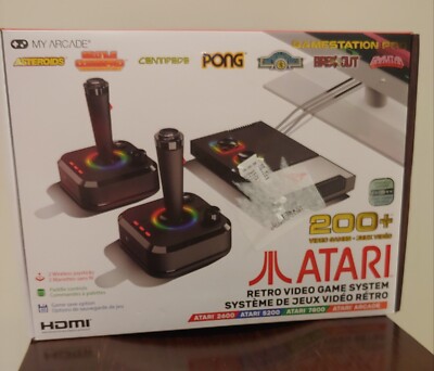 Atari Gamestation Pro My Arcade 200+ Games Console Retro 2 Joystick S HDMI