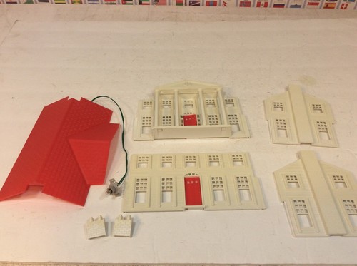 Plasticville Buildings Group of 4 houses O scale - Picture 14 of 16