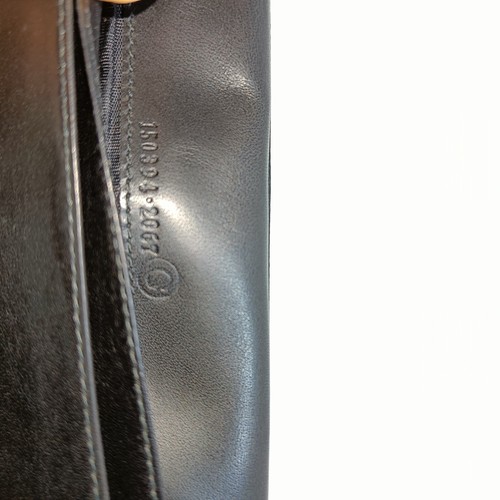 Portafoglio Gucci Originale in Tela GG Grigio e Pelle Nera Elegante Donna Lusso - Foto 10 di 17