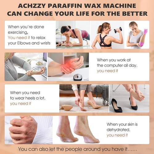 Paraffin Wax Machine for Hand and Feet - 2000Ml Paraffin Wax Warmer, Temperature - Picture 6 of 7