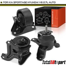 3Pcs Engine Motor & Transmission Mount for Kia Sportage 05-10 2.7L Auto Trans