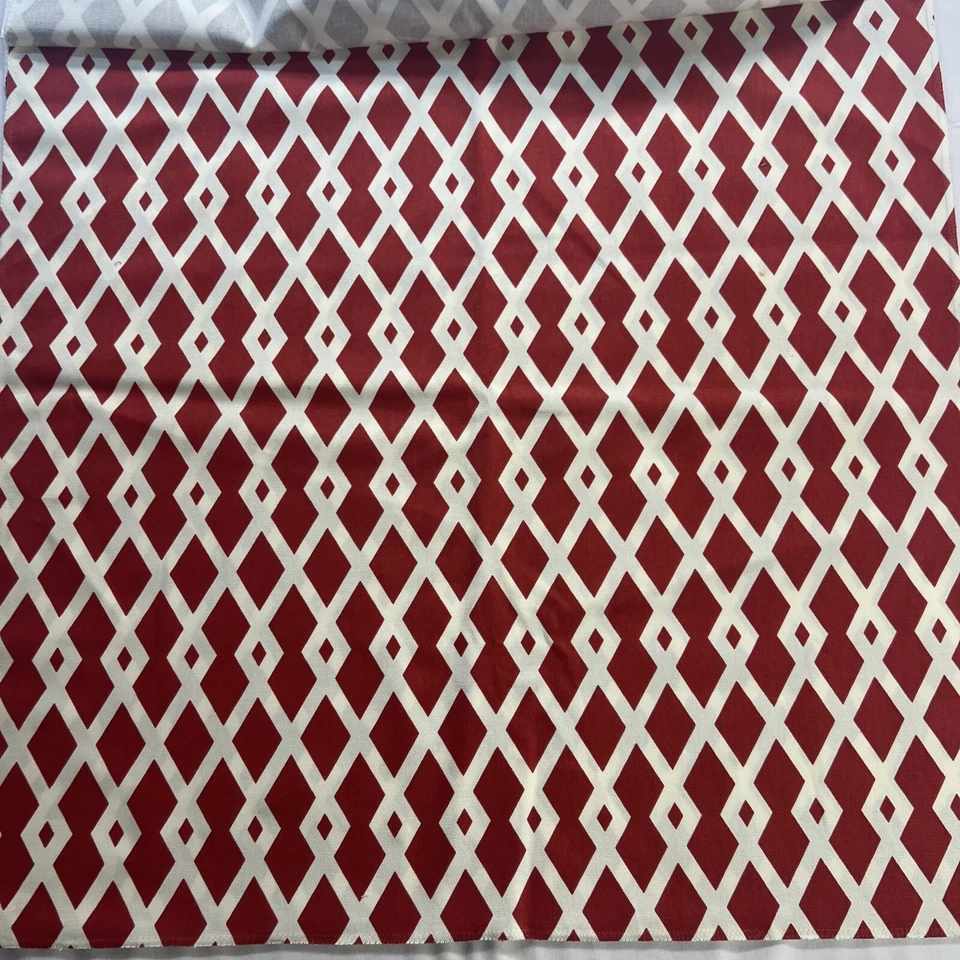 Robert Allen Home 5 Piece Different Color Diamond Print High performance squares - Image 4 of 4