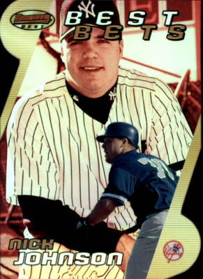 2000 Bowman's Best Bets #BBB8 Nick Johnson - NM-MT