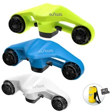 Asiwo Underwater Scooter Sea Scooter Dual Motors with Action Camera Mount NEW