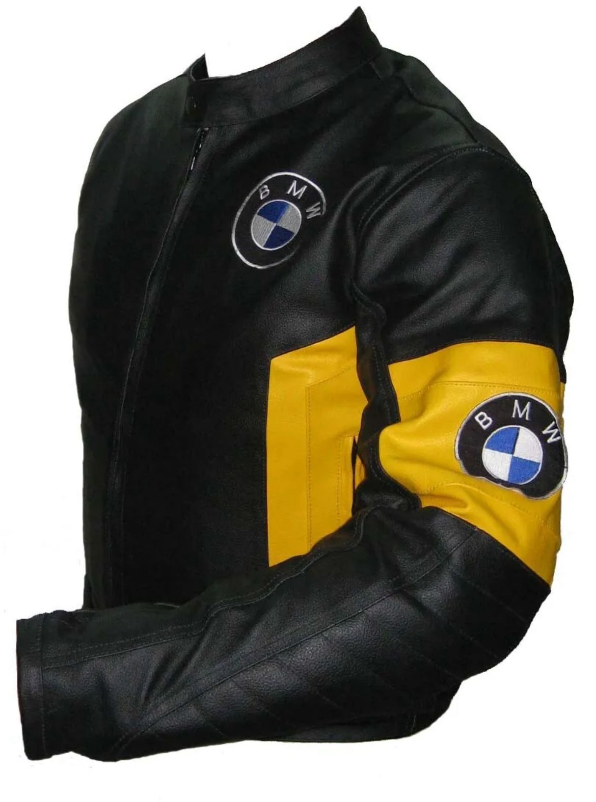 BMW Motorcycle Jacket Motorbike Jacket Cowhide Leather Bikers Racing