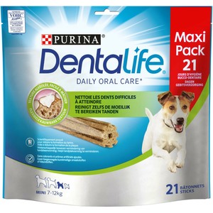 LOT DE 10 - PURINA DENTALIFE Sticks pour chien mini 7-12kg - sachet de 21 bâtonn