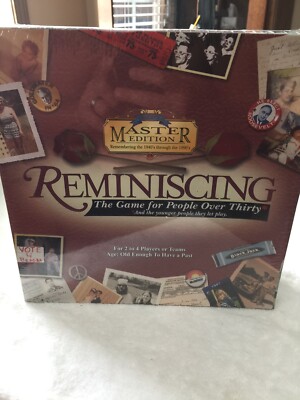 New & Sealed REMINISCING Board Game! DELUXE MASTER EDITION by TDC Games!