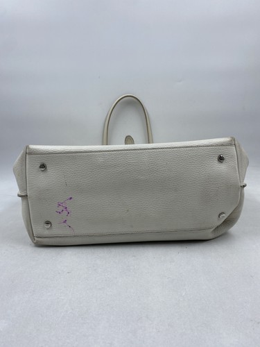 Grand sac fourre-tout bandoulière Tod's beige crème en cuir grainé certificat d'authenticité - Photo 3/13
