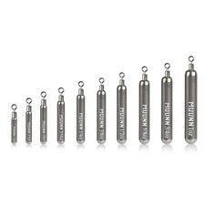 10 PCS Tungsten Skinny Drop Shot Weights Pencil Sinkers Free Rig Bass Fishing