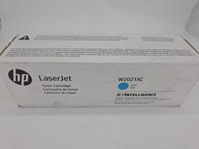 HP W2021XC 414X Cyan W2021X High-Yield Toner NEW SEALED M454 M479fdw M479fd QTY