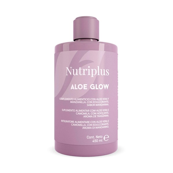 ALOE GLOW MANDARINA 450 ML | BEBIDA REFRESCANTE ALOE VERA Y MANDARINA - FARMASI