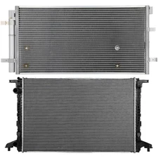 Radiator & AC Condenser Cooling Kit For 2017 Audi A4 Quattro