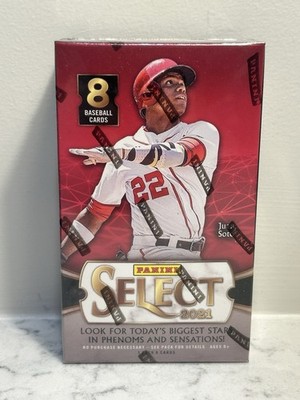 MLB 2021 Panini Select Baseball Cereal Box - Red Disco Parallels - Sealed