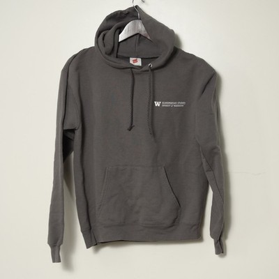 Washington University Of Scandinavian Studies Gray Adult S. Graphic Print Hoodie