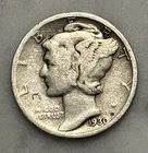 1930-S Mercury Dime - VG - Very Good - 90% Silver