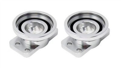 Torque Solution Dual HKS Blow Off Valve Adapter Fits 2018+ Kia Stinger 3.3T