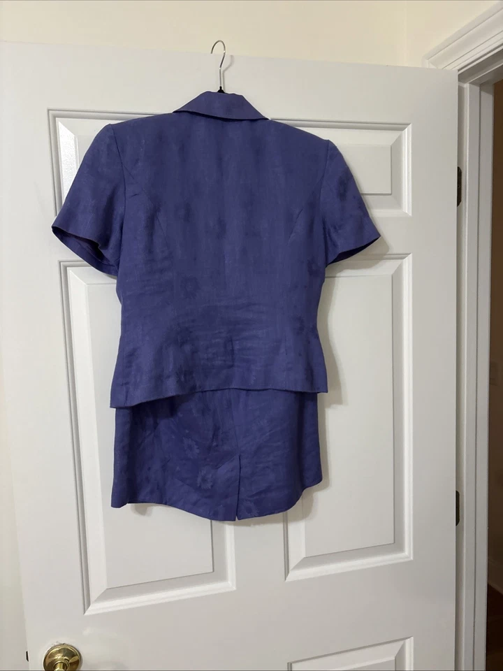 Maggy London набор из 2 предметов фиолетовый лен винтажный размер 4 - Изображение 4 из 4