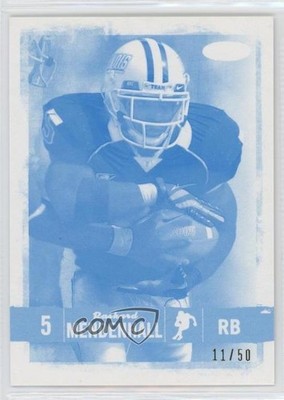 2008 SAGE Hit Make Ready Cyan 11/50 Rashard Mendenhall #95 Rookie RC 10ti