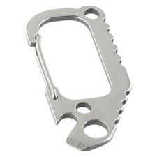 New Carabiner Bottle Opener Climbing Mountain Hook Buckle Secure D-ring Clip
