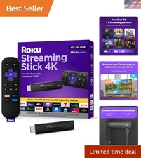 Streaming Stick 4K - HDR & Dolby Vision Streaming Device for TV with Voice Re...