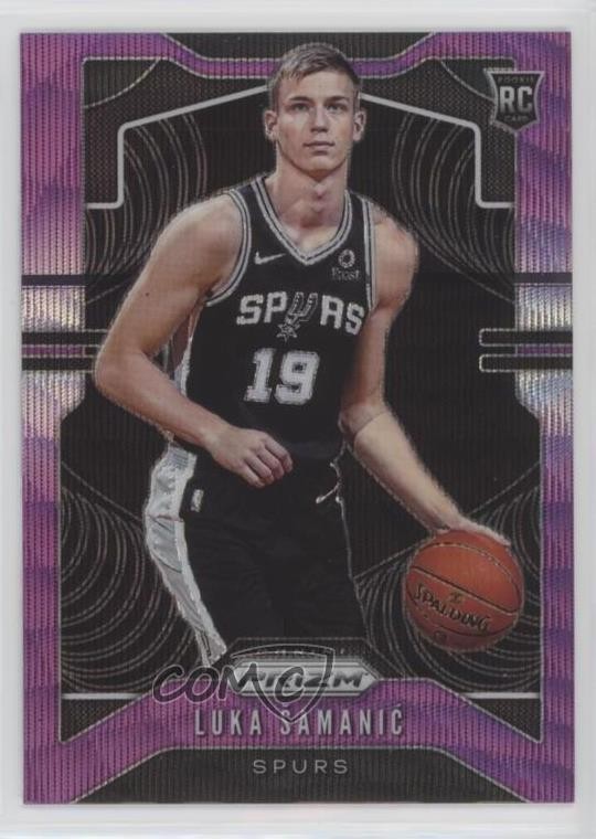 2019-20 Panini Prizm Purple Wave Luka Samanic Šamanić #265 Rookie RC k7n