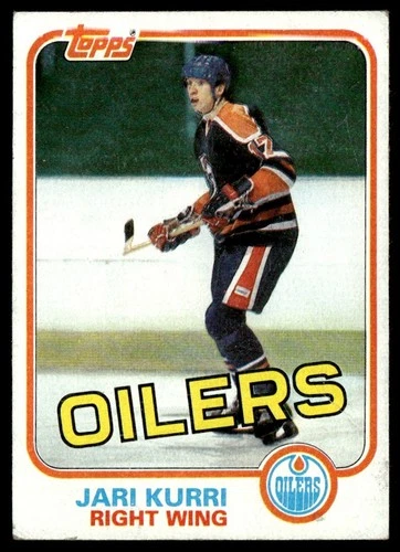 1981-82 Topps Jari Kurri Rookie Edmonton Oilers #18