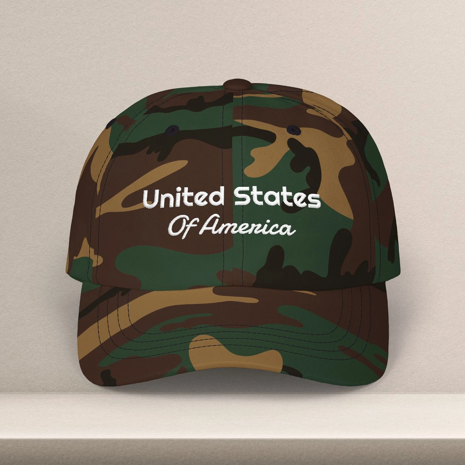 United States Of America Camouflage Dad Cap | Camo Baseball Hat
Opens in a new window or tab