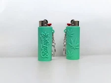 Roll Up Lighter Case Keychain (Fits Plain Reg Size BIC Lighters)  