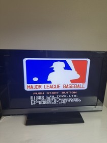 MAJOR LEAGUE BASEBALL (NES, Nintendo Entertainment System) Tested with Manual