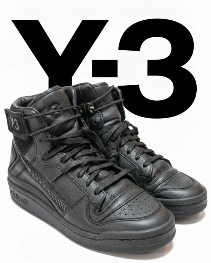 靴  FORUM Hi OG Black leather US9 adidas Forum Hi OG Shoes Black | eBay