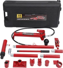 Porta Power Kit 4/10 Ton Hydraulic Ram Auto Body Frame Repair Jack Portable