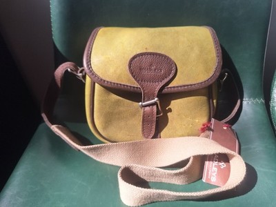 Bradley's Handtasche Reitertasche Echtleder Grasgrün Schokobraun