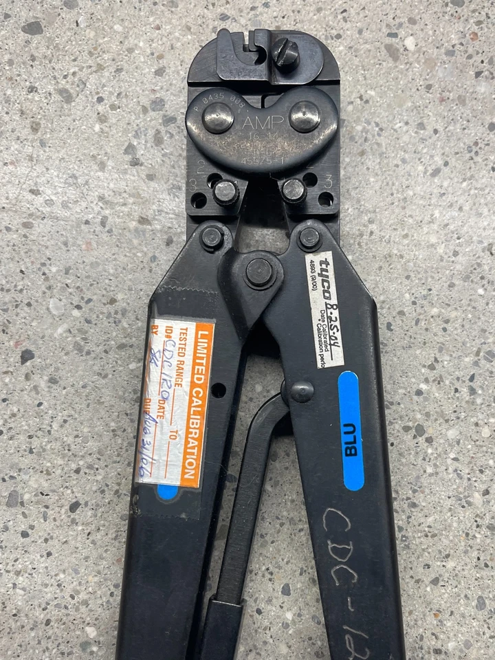 Herramienta de crimpado TE Connectivity AMP 45575-1 - 16-14 AWG - Probada y funcionando Foto 4 de 4
