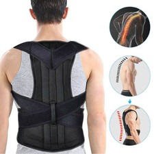 Posture Corrector Back Support Belt Body Wellness Brace Lumbar Shoulder Support