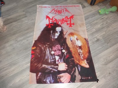 Mayhem Morbid Flag Flagge Poster Black Metal  X Carpathian Forest X Rok X Zyklon