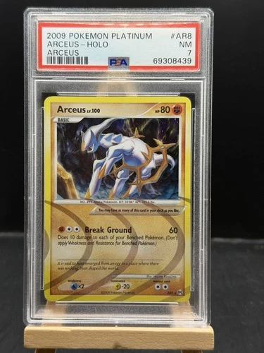 Arceus LV.100 AR8 Holo 2009 Pokémon Platinum Arceus PSA 7 NM