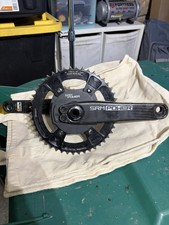 SRM PM7 Spider Crankset Wireless Power Meter Carbon Fiber rechargeable black