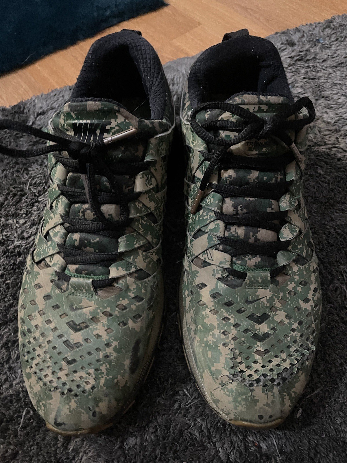 SAOLA RARA taglia 11 Nike Camo FingerTrap Max NRG