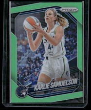 2025 Panini Prizm WNBA #102 Karlie Samuelson Lime Green Prizms #/225