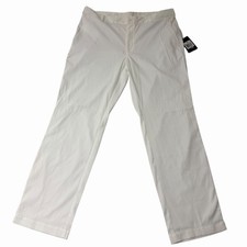 NWT Nike Golf Mens 38x32 White Tour Performance Dri-Fit Lightweight Pants