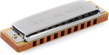 Hohner Blues Harp Harmonica - Key of B Flat 3-pack Bundle