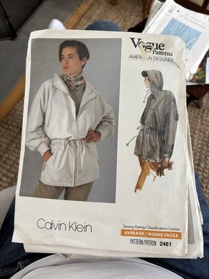 VOGUE Patterns 2461 Calvin Klein Size 8 10 12