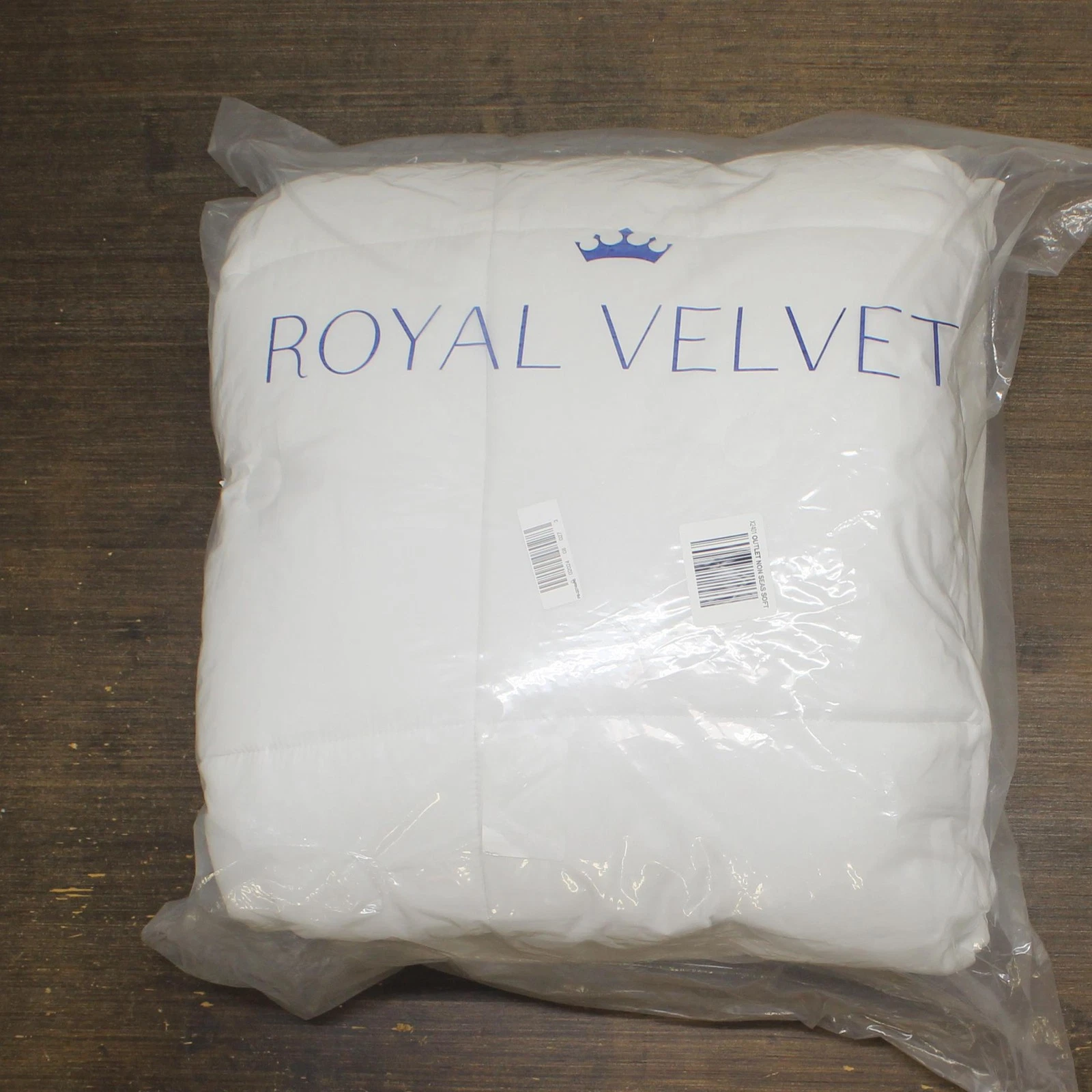 royal Velvet Button Stitch Stain Restistant Mattress Pad White King