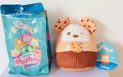 NEU DISNEY SQUISHMALLOWS DUFTEND MYSTERY SQUAD MICKEY CHOC COOKIE STOFFTIER PLÜSCHTIER