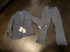 Isaac Mizrahi New York Boys Slim Fit Pant Suit Size 4