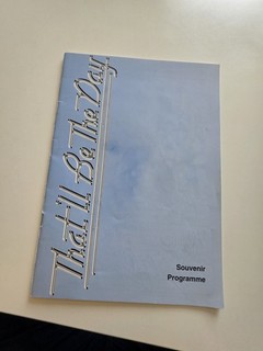 That'll Be the Day Souvenir Programme Signed By The Cast.