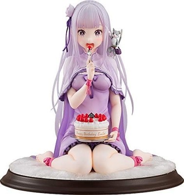 KDcolle ReZero Starting Life in Another World Emilia Birthday Cake 1/7 Figure