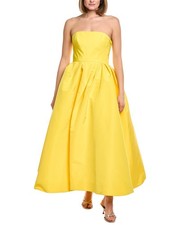 Carolina Herrera Solid Silk Midi Dress Women's